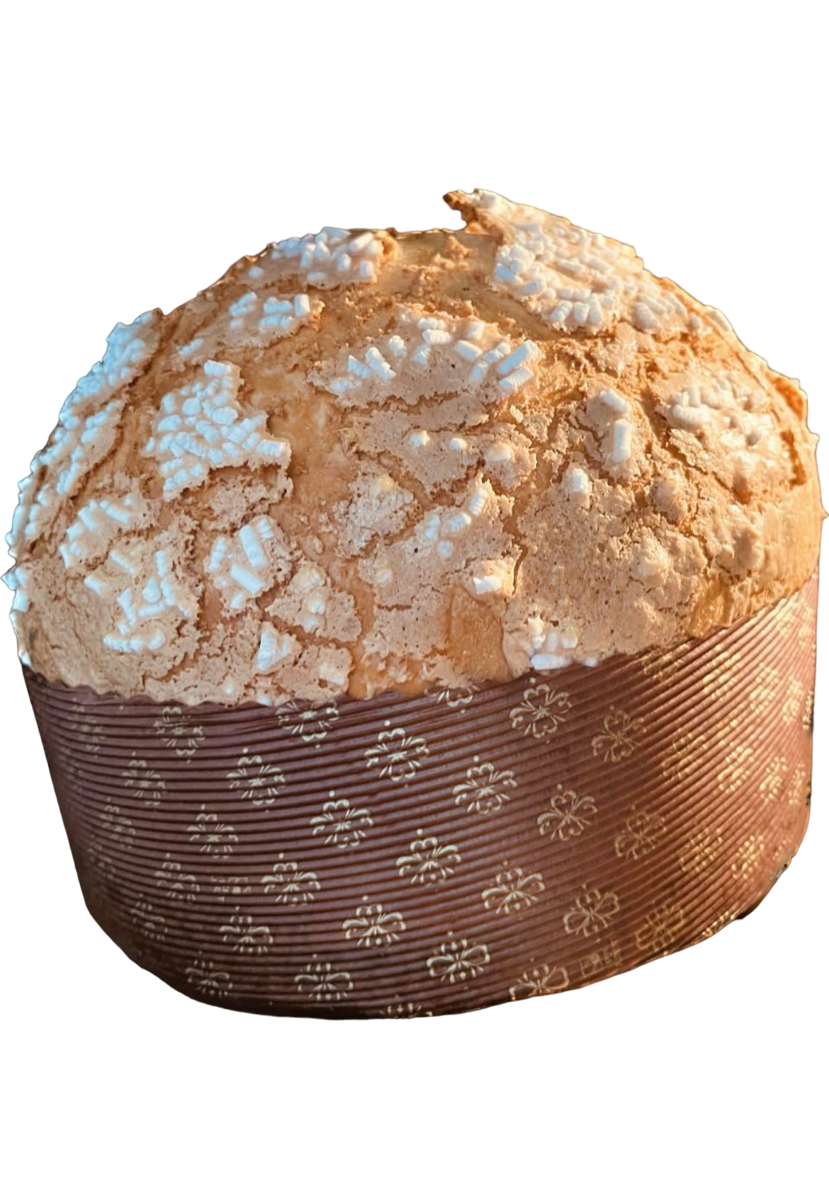 Panettone artigianale al pistacchio con delicata crema di pistacchio
