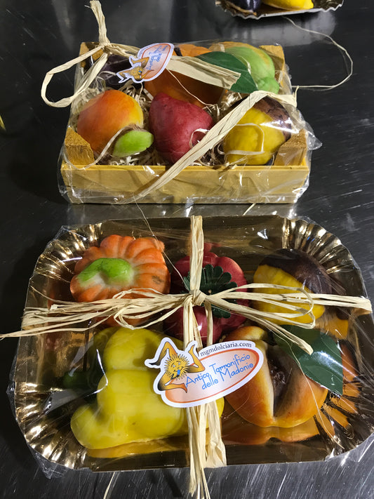 Confezioni regalo di Frutta Martorana artigianale assortita
