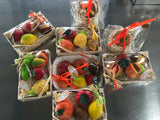 Confezioni assortite di Frutta Martorana artigianale in cesti e vassoi