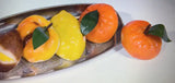 Frutta martorana su vassoio d'argento