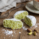 Biscotti di mandorla al pistacchio